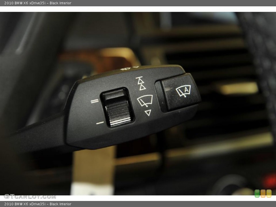 Black Interior Controls for the 2010 BMW X6 xDrive35i #48405712