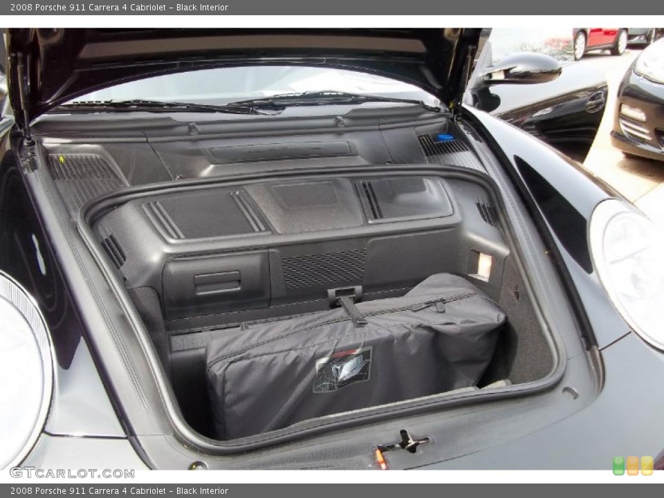 Black Interior Trunk for the 2008 Porsche 911 Carrera 4 Cabriolet #48407317