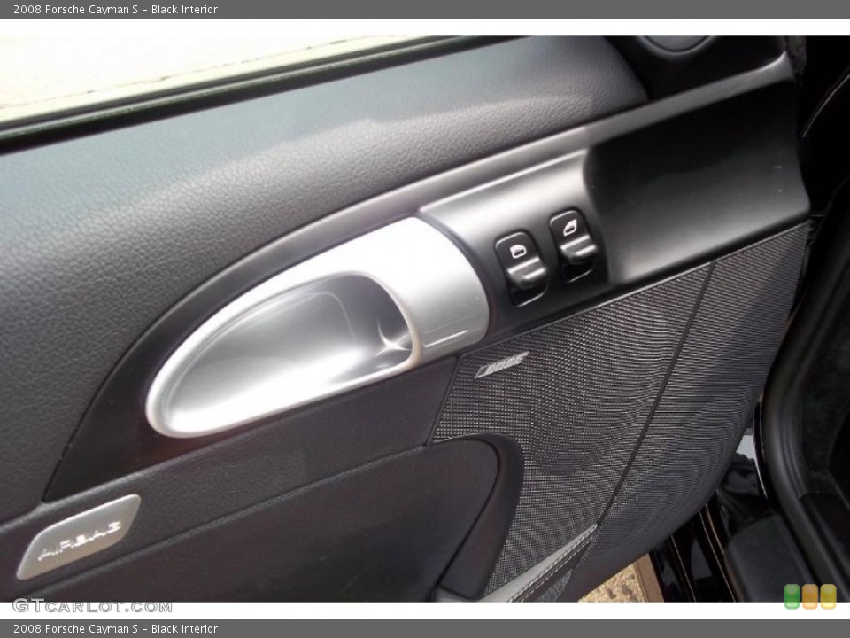 Black Interior Controls for the 2008 Porsche Cayman S #48407464