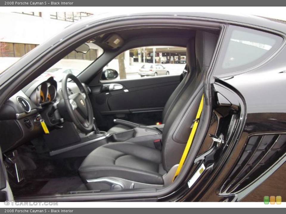 Black Interior Photo for the 2008 Porsche Cayman S #48407479