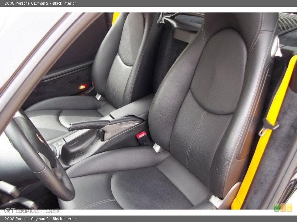 Black Interior Photo for the 2008 Porsche Cayman S #48407488