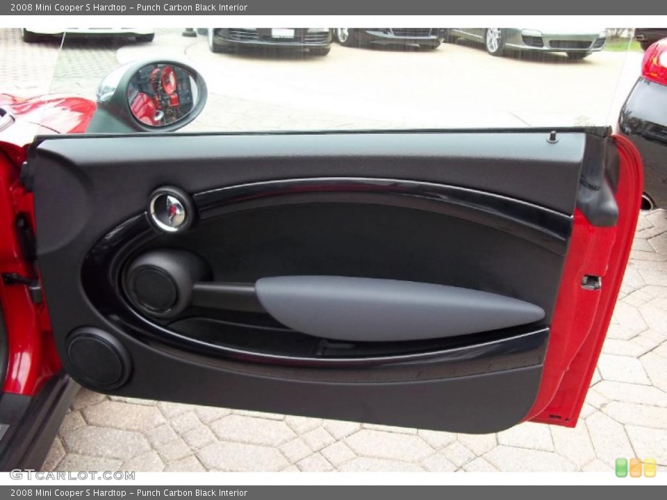 Punch Carbon Black Interior Door Panel for the 2008 Mini Cooper S Hardtop #48407503