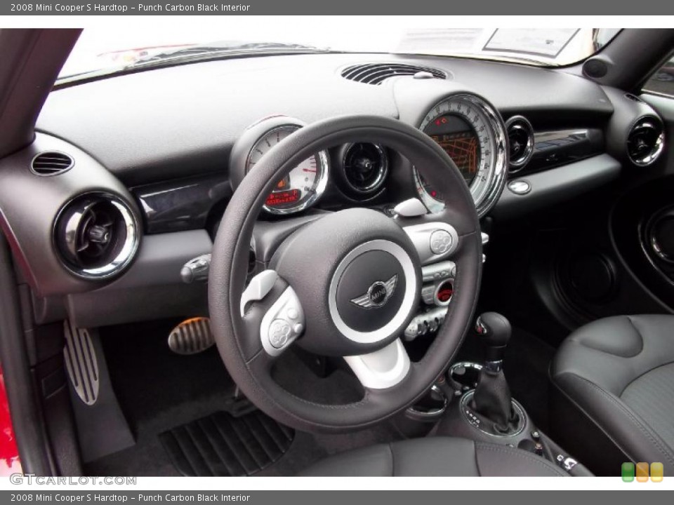 Punch Carbon Black Interior Photo for the 2008 Mini Cooper S Hardtop #48407533