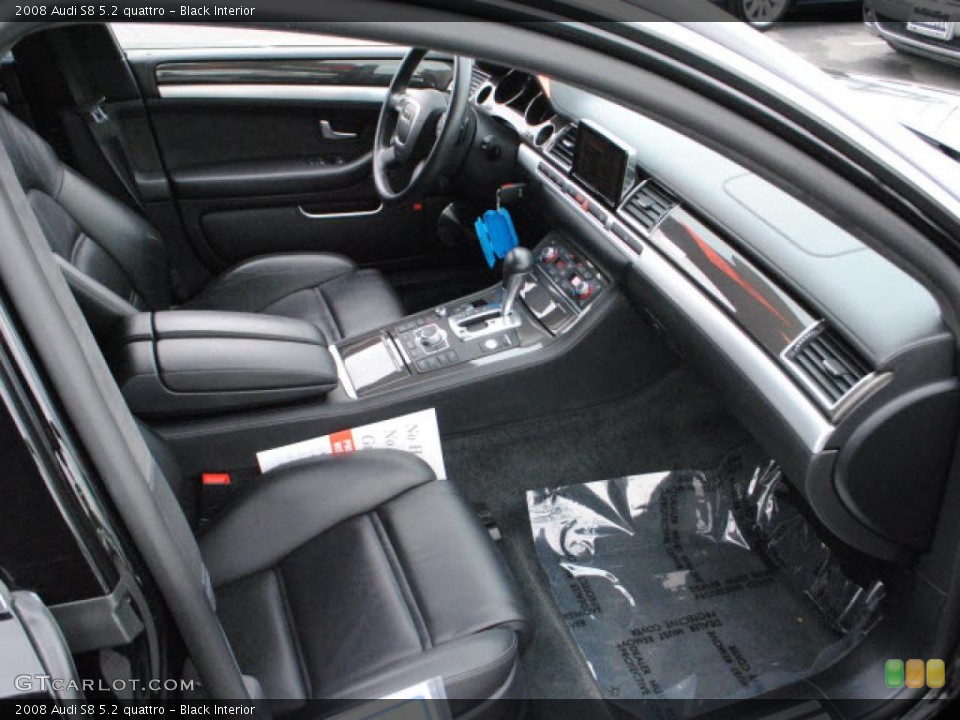 Black Interior Photo for the 2008 Audi S8 5.2 quattro #48408223