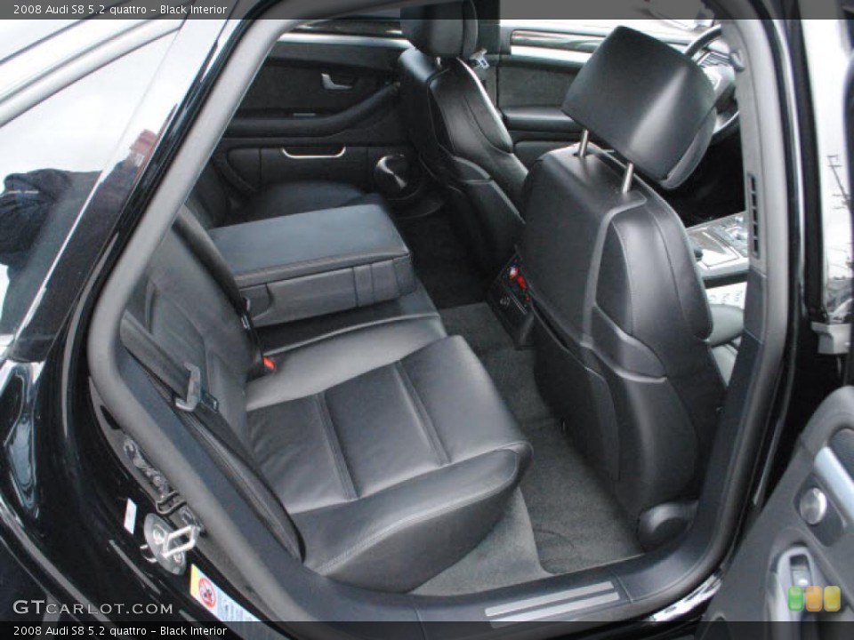Black Interior Photo for the 2008 Audi S8 5.2 quattro #48408247