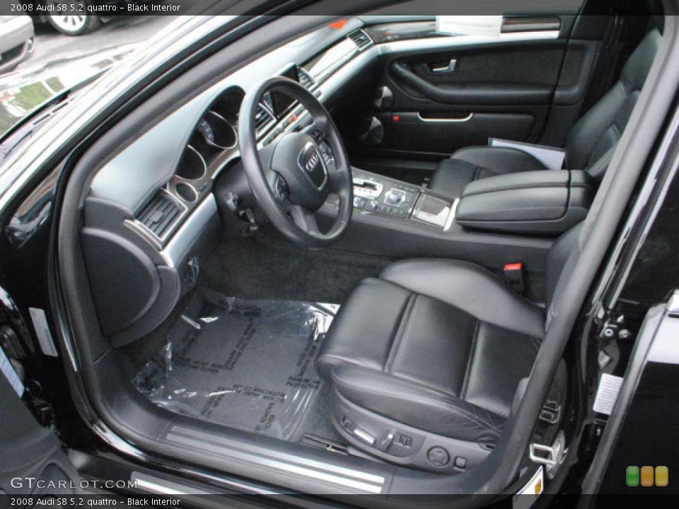Black Interior Photo for the 2008 Audi S8 5.2 quattro #48408355