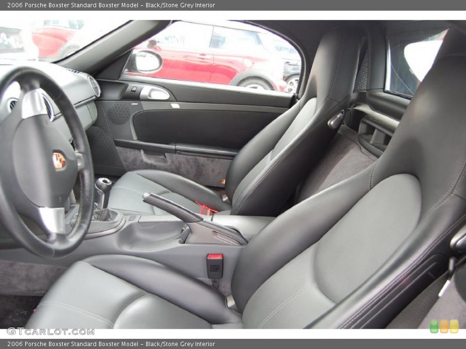 Black/Stone Grey Interior Photo for the 2006 Porsche Boxster  #48410674