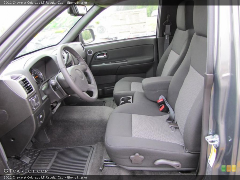 Ebony Interior Photo for the 2011 Chevrolet Colorado LT Regular Cab #48412894