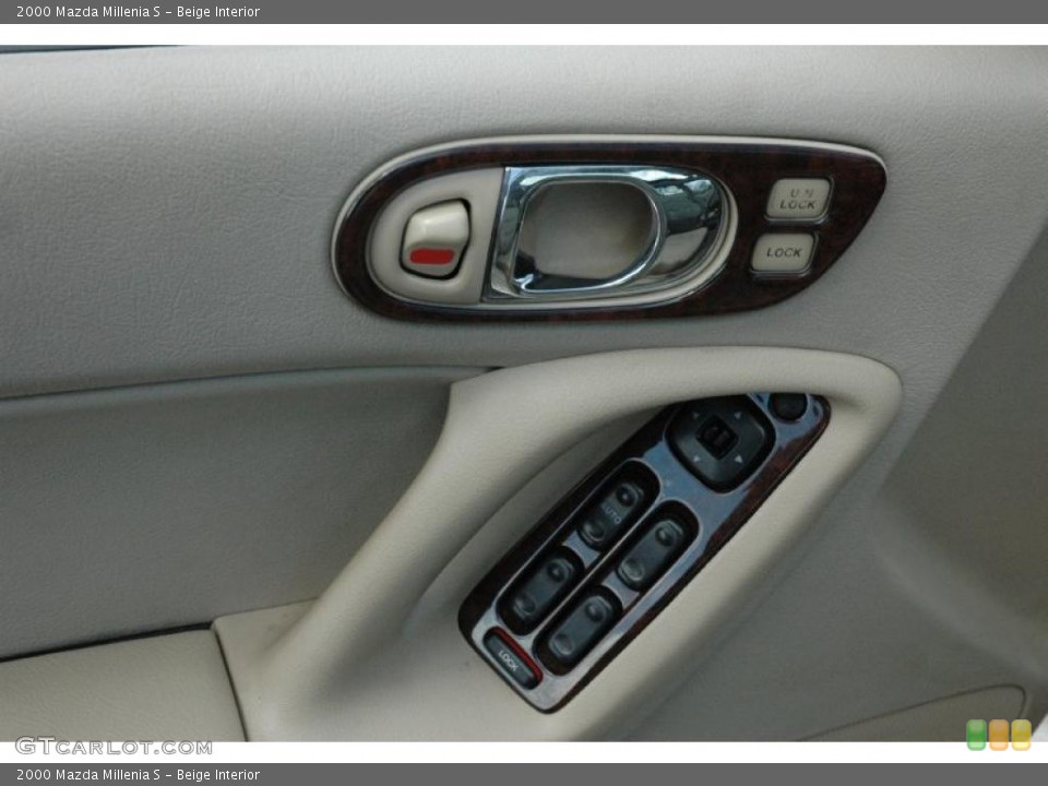 Beige Interior Controls for the 2000 Mazda Millenia S #48413725