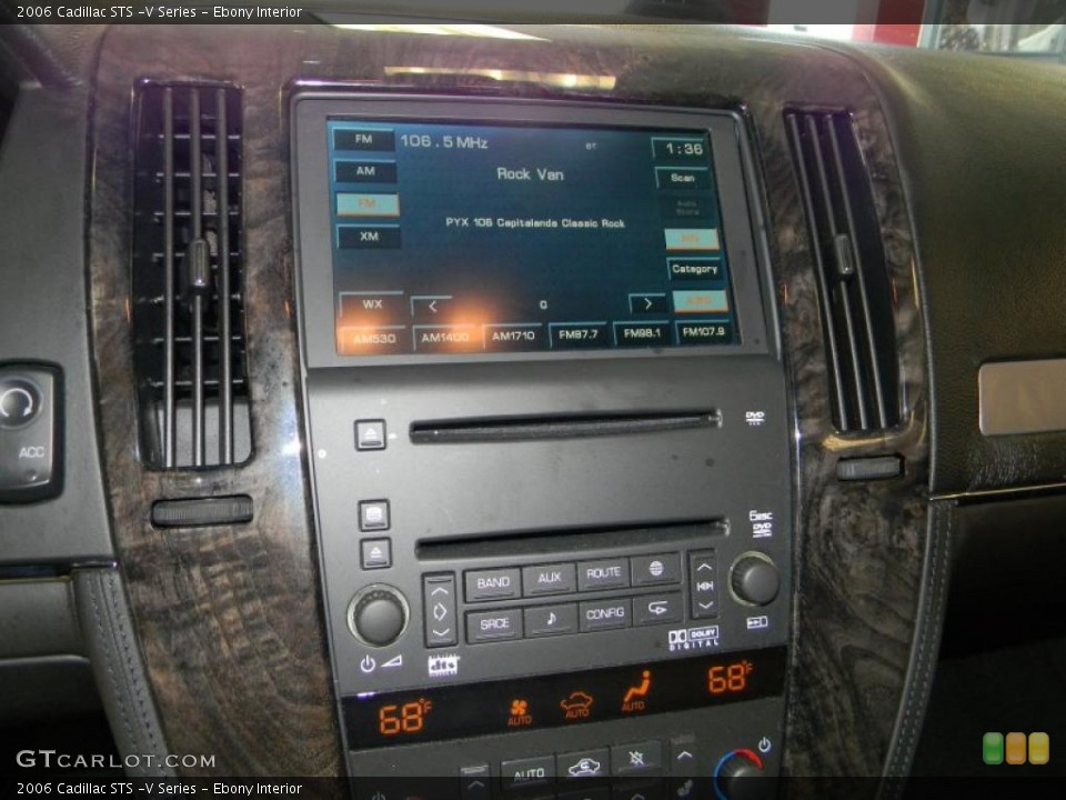 Ebony Interior Controls for the 2006 Cadillac STS -V Series #48413836