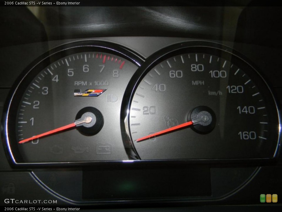 Ebony Interior Gauges for the 2006 Cadillac STS -V Series #48414064