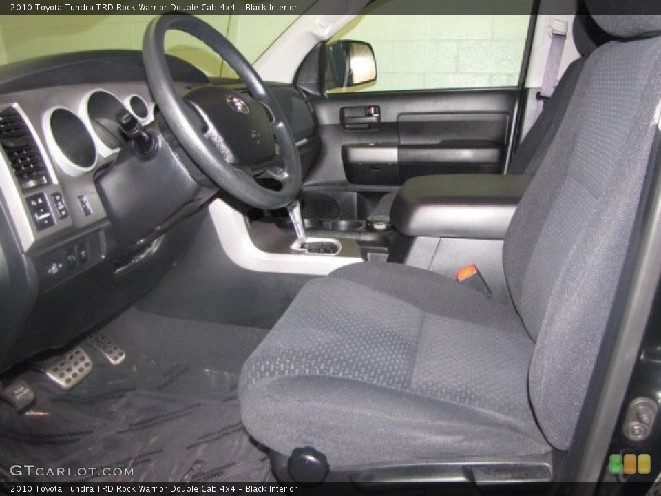 Black Interior Photo for the 2010 Toyota Tundra TRD Rock Warrior Double Cab 4x4 #48414220