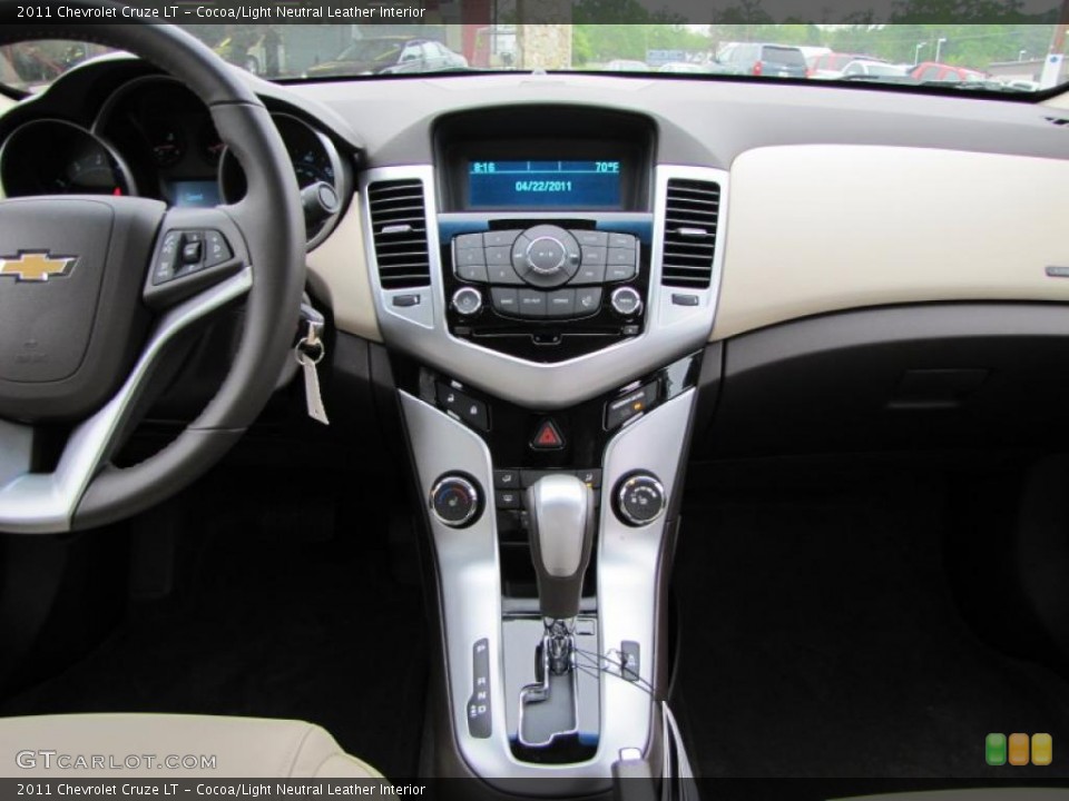 Cocoa/Light Neutral Leather Interior Dashboard for the 2011 Chevrolet Cruze LT #48414580