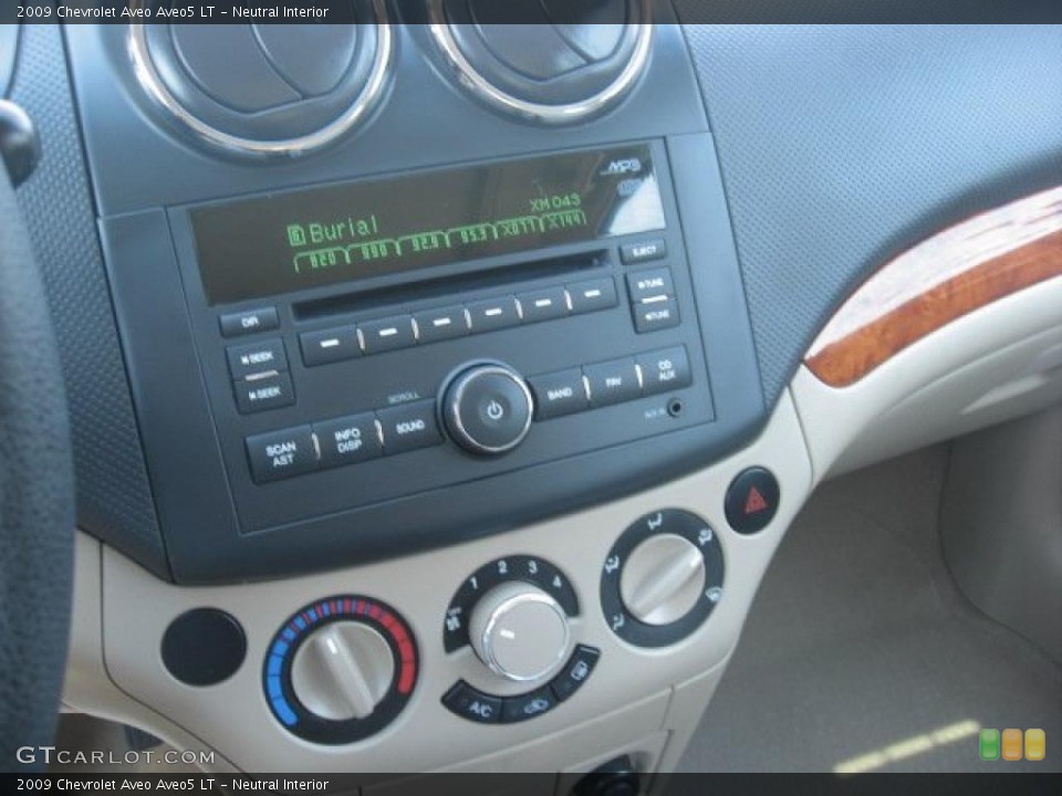 Neutral Interior Controls for the 2009 Chevrolet Aveo Aveo5 LT #48415672