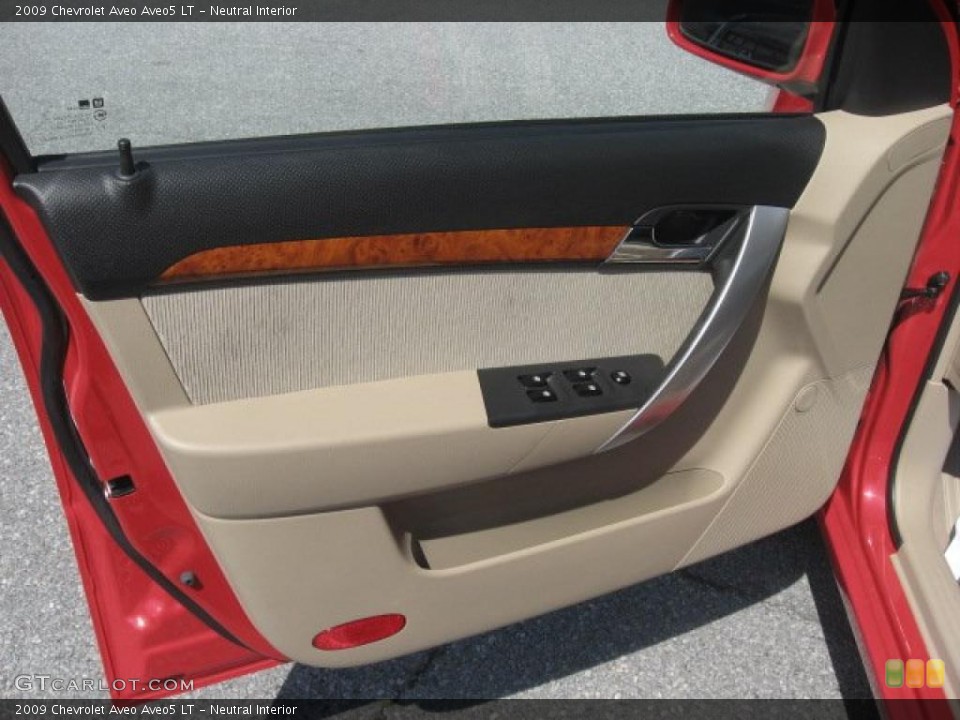 Neutral Interior Door Panel for the 2009 Chevrolet Aveo Aveo5 LT #48415726