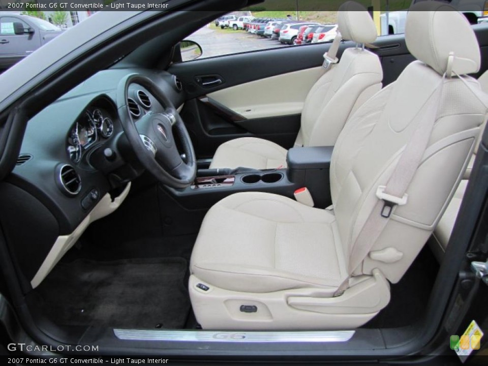Light Taupe Interior Photo for the 2007 Pontiac G6 GT Convertible #48415861