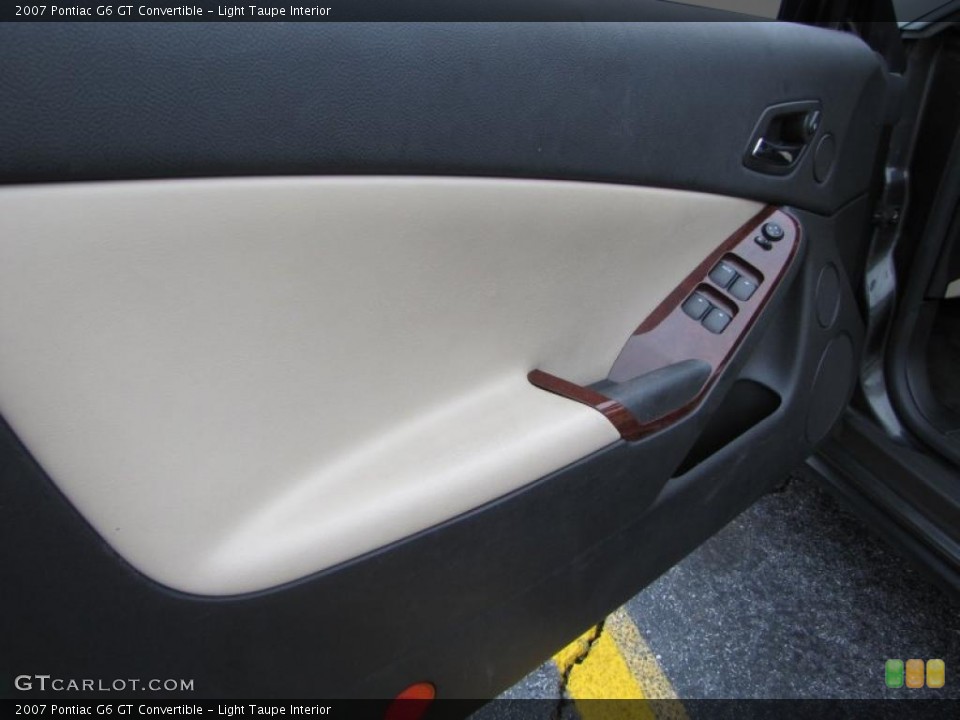 Light Taupe Interior Door Panel for the 2007 Pontiac G6 GT Convertible #48415897