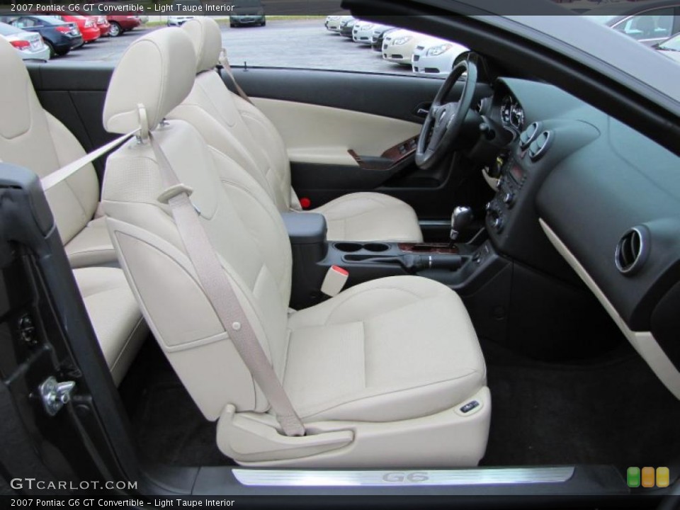 Light Taupe Interior Photo for the 2007 Pontiac G6 GT Convertible #48415909