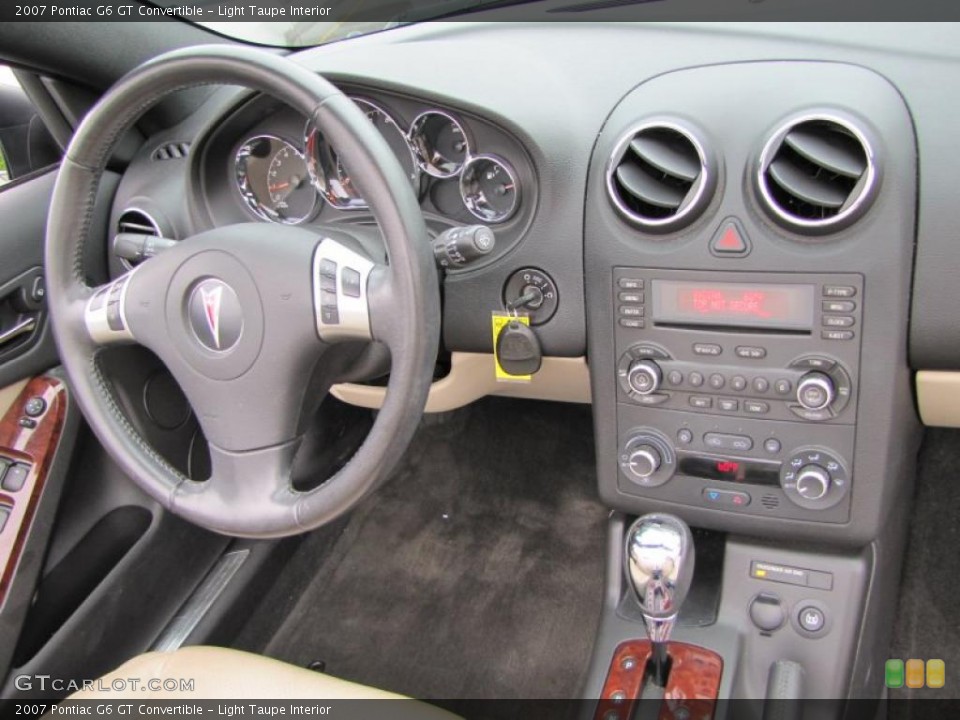 Light Taupe Interior Controls for the 2007 Pontiac G6 GT Convertible #48415921