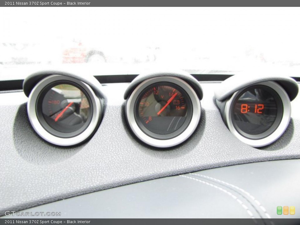 Black Interior Gauges for the 2011 Nissan 370Z Sport Coupe #48416680