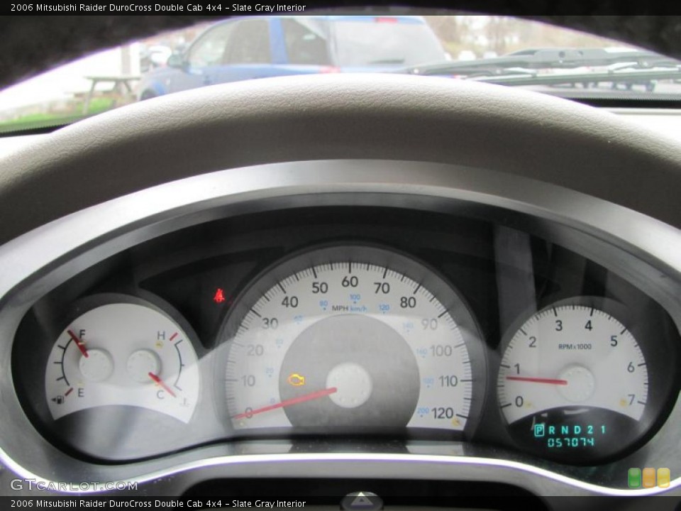 Slate Gray Interior Gauges for the 2006 Mitsubishi Raider DuroCross Double Cab 4x4 #48416752