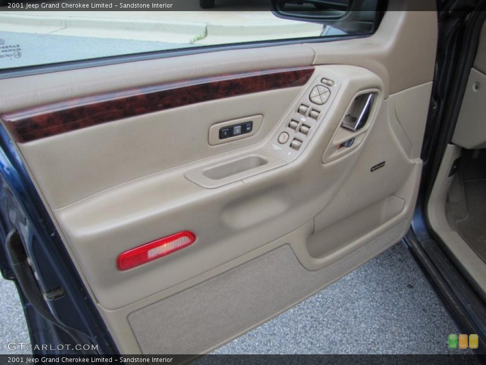 Sandstone Interior Door Panel For The 2001 Jeep Grand
