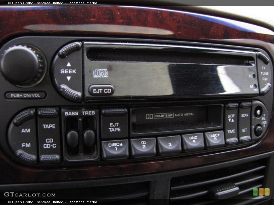Sandstone Interior Controls for the 2001 Jeep Grand Cherokee Limited #48418969