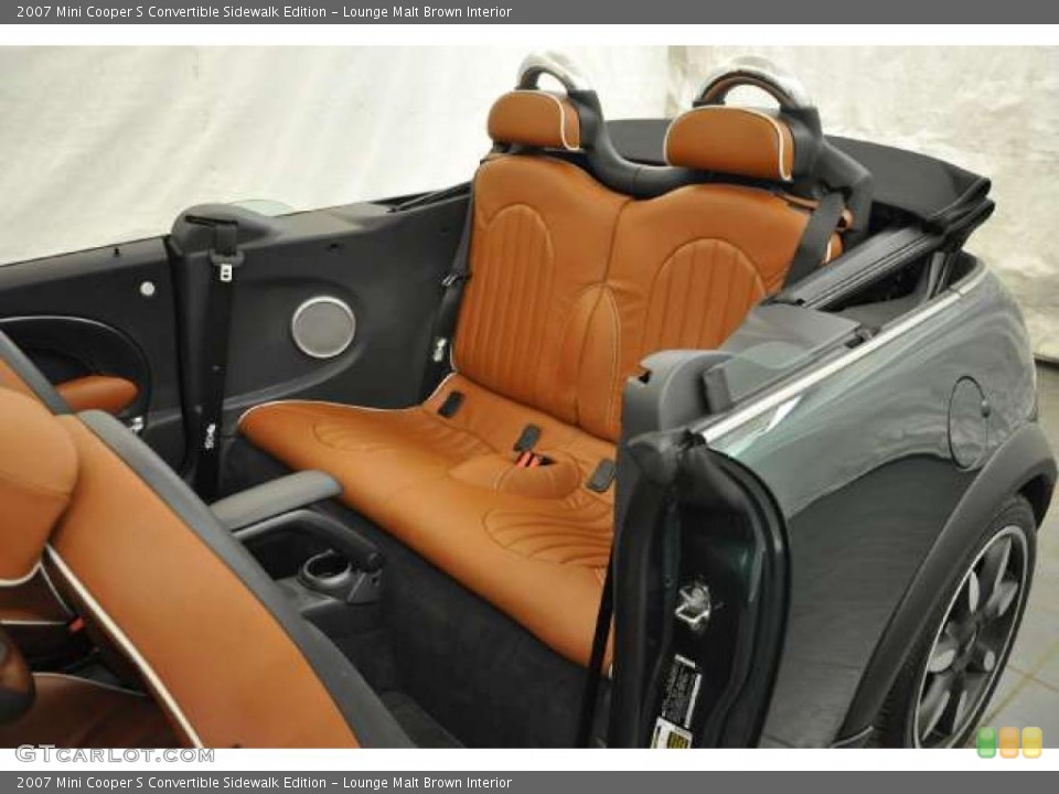 Lounge Malt Brown Interior Photo for the 2007 Mini Cooper S Convertible Sidewalk Edition #48421792