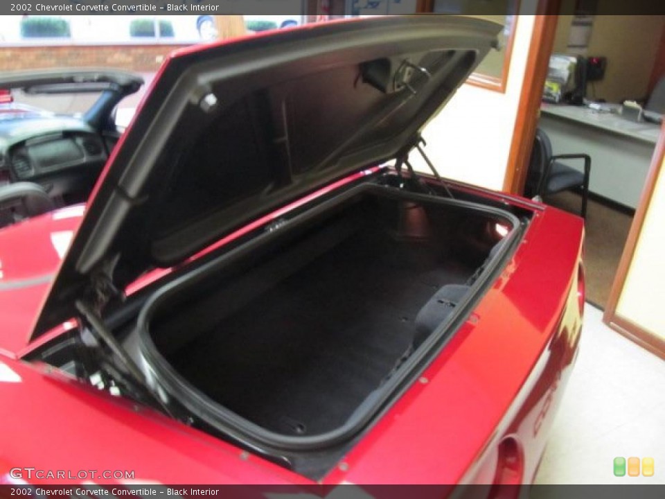 Black Interior Trunk for the 2002 Chevrolet Corvette Convertible #48421897