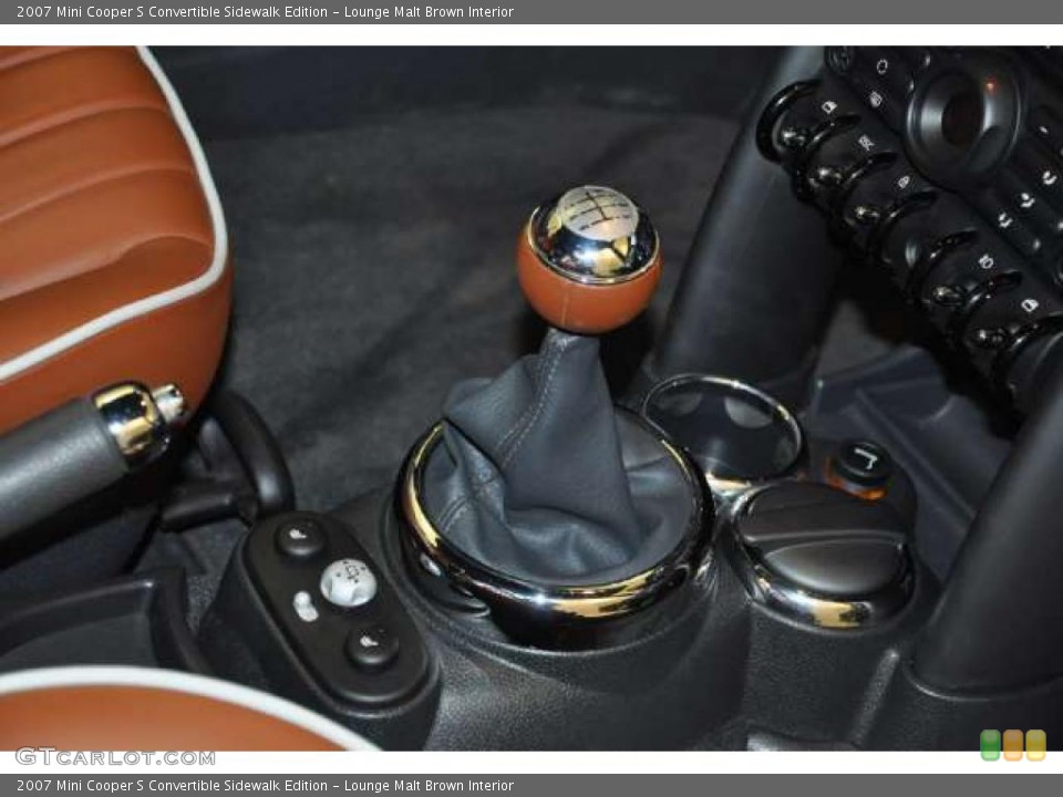 Lounge Malt Brown Interior Transmission for the 2007 Mini Cooper S Convertible Sidewalk Edition #48422026