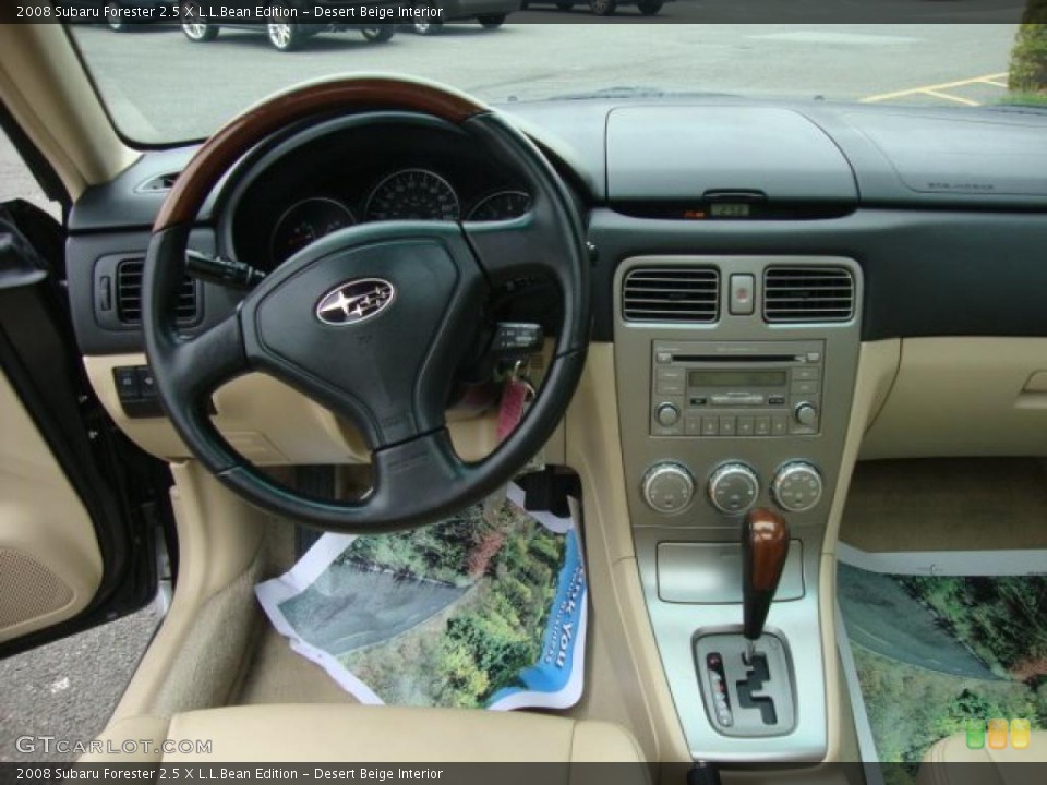 Desert Beige Interior Dashboard for the 2008 Subaru Forester 2.5 X L.L.Bean Edition #48422254