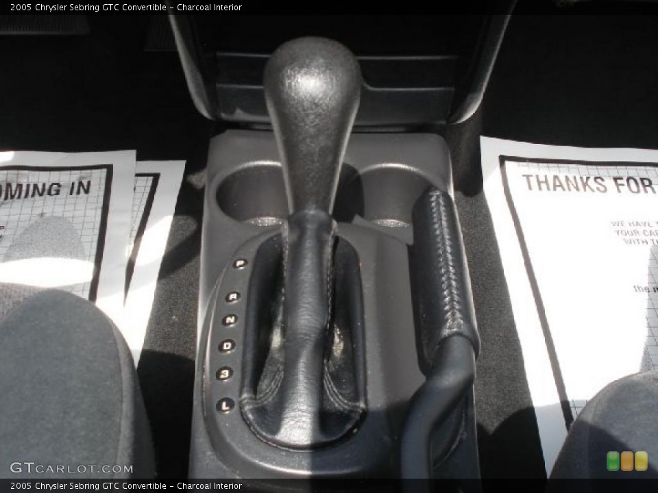 Charcoal Interior Transmission for the 2005 Chrysler Sebring GTC Convertible #48423124