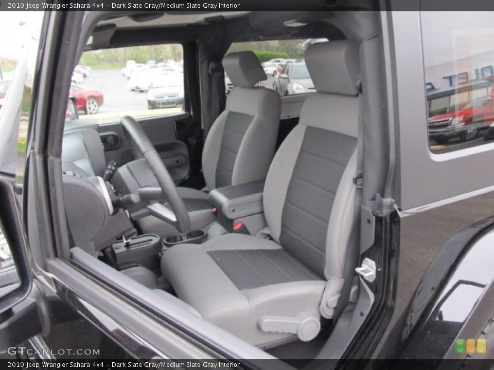 Dark Slate Gray/Medium Slate Gray Interior Photo for the 2010 Jeep Wrangler Sahara 4x4 #48423139