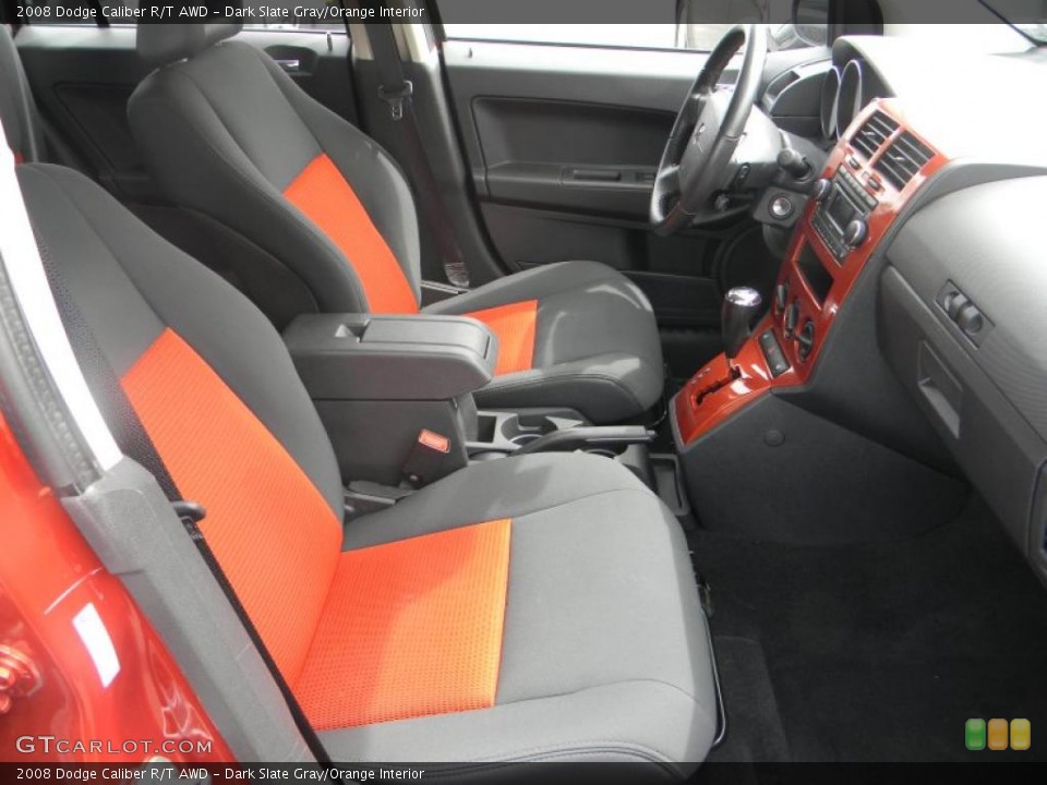 Dark Slate Gray/Orange Interior Photo for the 2008 Dodge Caliber R/T AWD #48423988