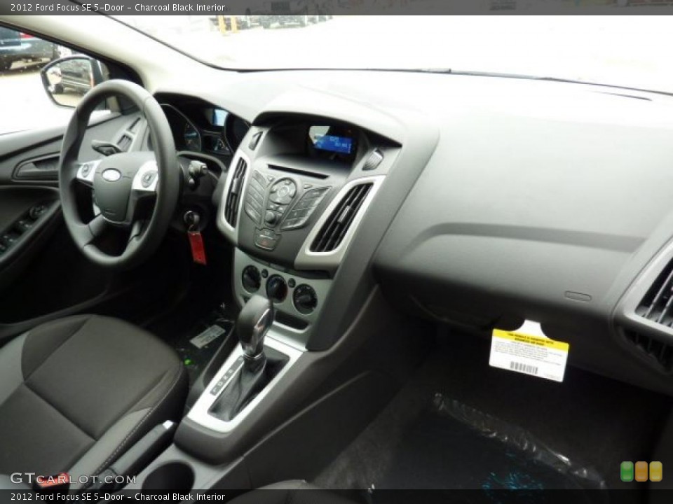 Charcoal Black Interior Dashboard for the 2012 Ford Focus SE 5-Door #48424882