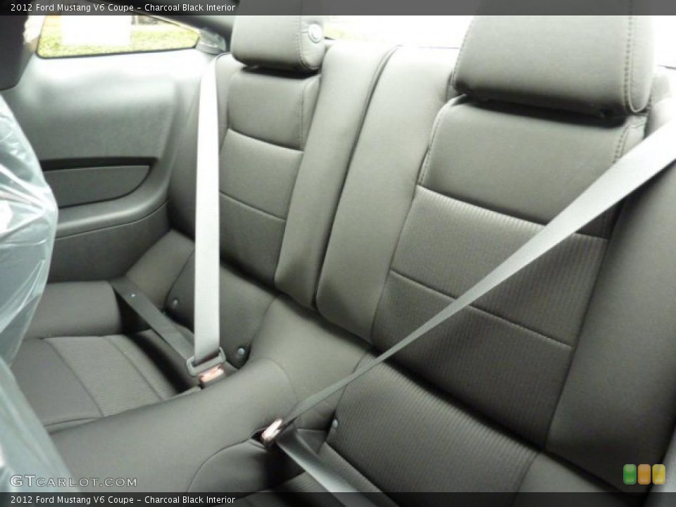 Charcoal Black Interior Photo for the 2012 Ford Mustang V6 Coupe #48425041
