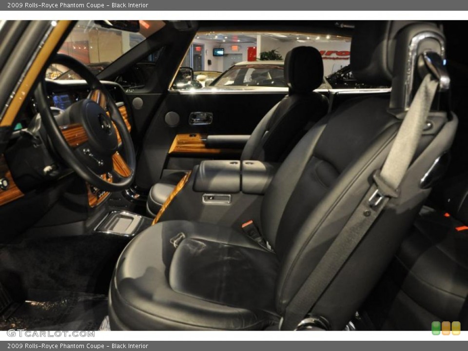 Black Interior Photo for the 2009 Rolls-Royce Phantom Coupe #48425449