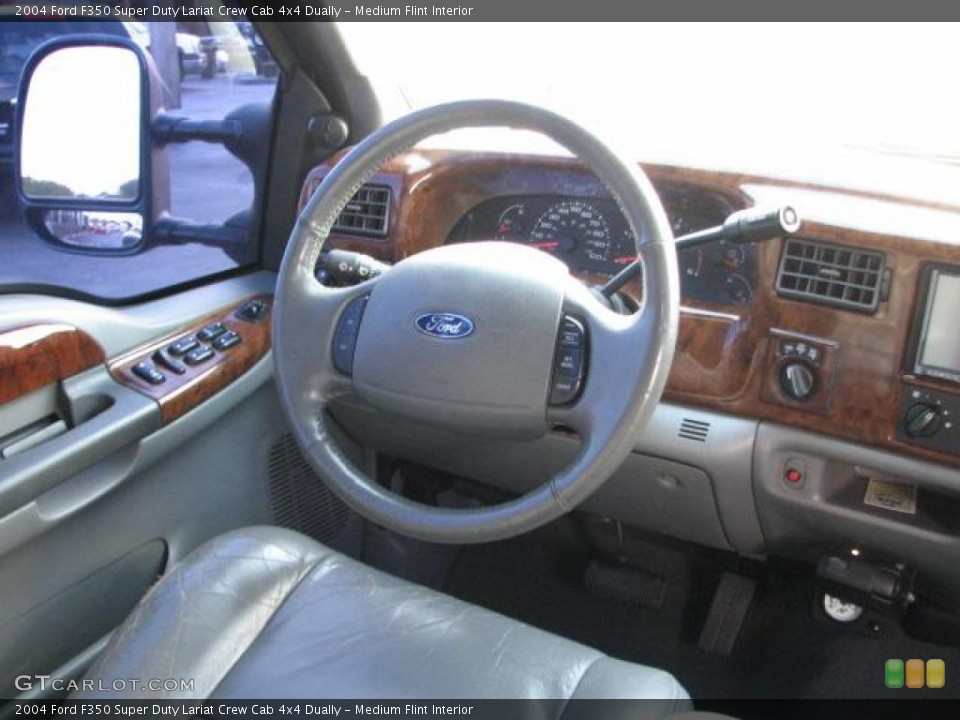 Medium Flint Interior Steering Wheel for the 2004 Ford F350 Super Duty Lariat Crew Cab 4x4 Dually #48425911