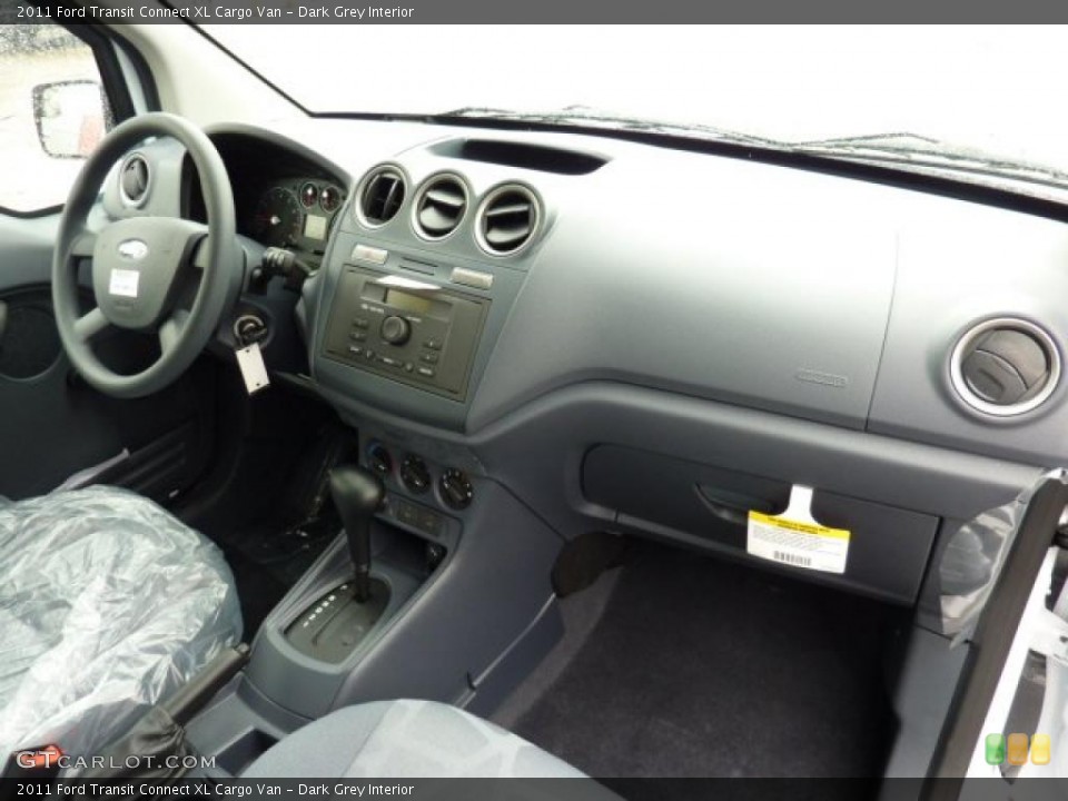 Dark Grey Interior Dashboard for the 2011 Ford Transit Connect XL Cargo Van #48426079