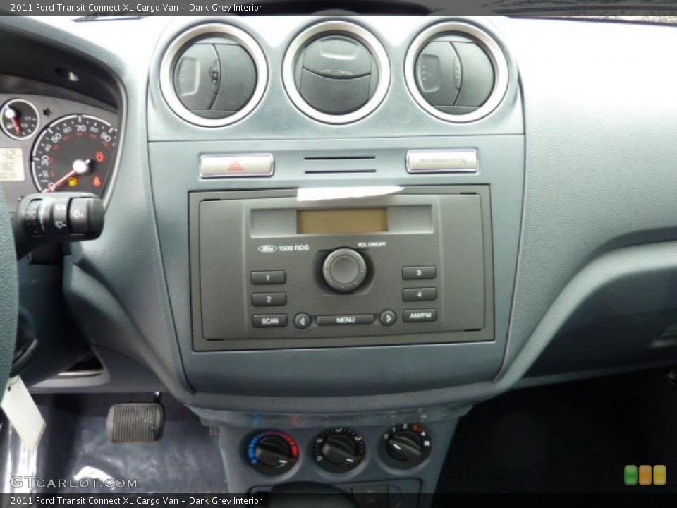 Dark Grey Interior Controls for the 2011 Ford Transit Connect XL Cargo Van #48426100