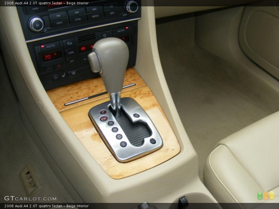 Beige Interior Transmission for the 2008 Audi A4 2.0T quattro Sedan #48426399