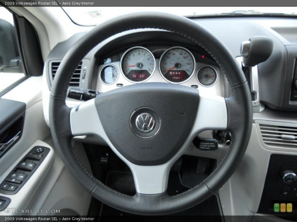 Aero Grey Interior Steering Wheel for the 2009 Volkswagen Routan SEL #48427528