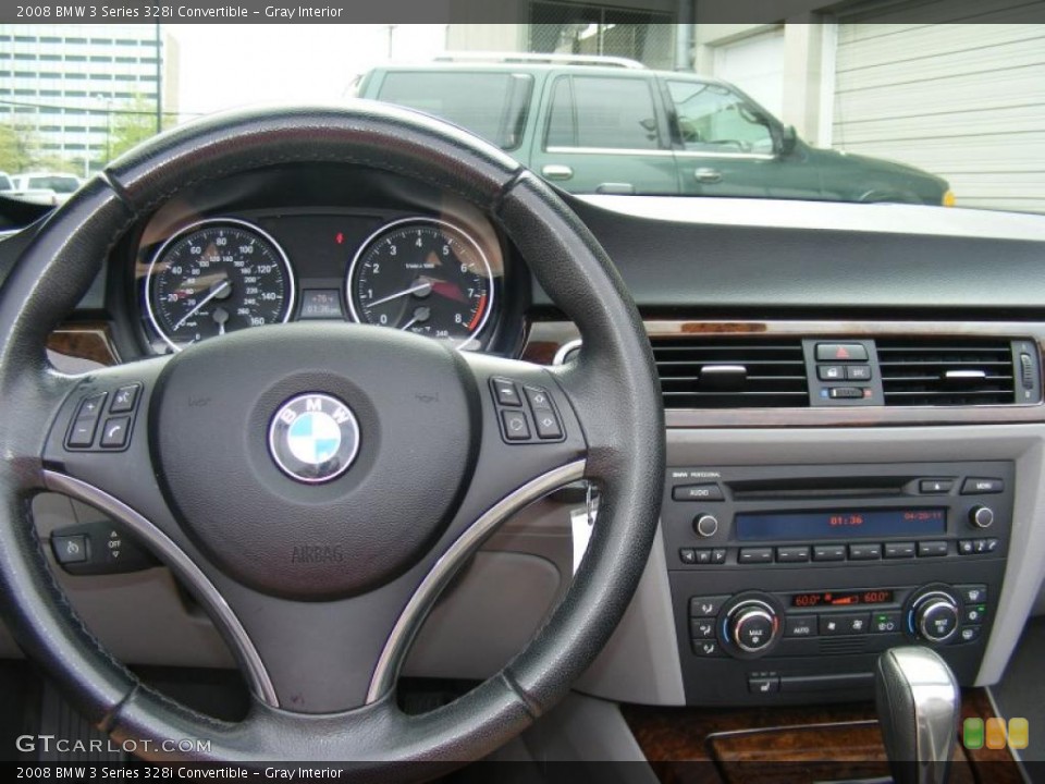 Gray Interior Dashboard for the 2008 BMW 3 Series 328i Convertible #48428878