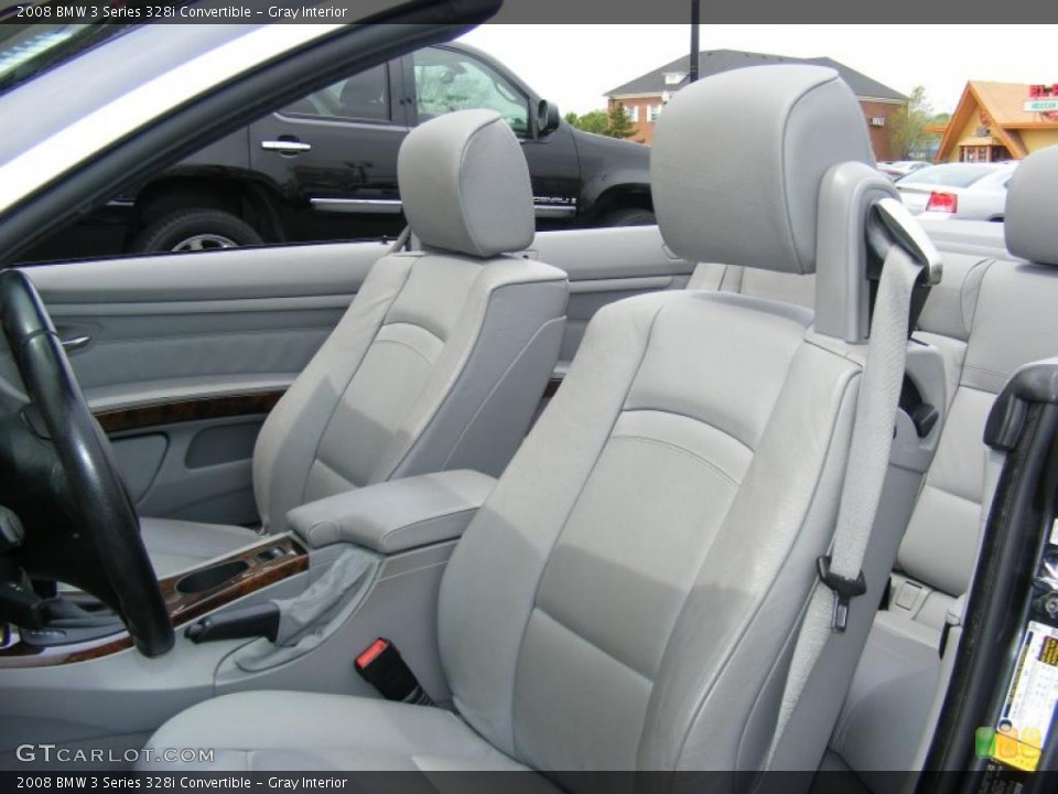 Gray Interior Photo for the 2008 BMW 3 Series 328i Convertible #48428905