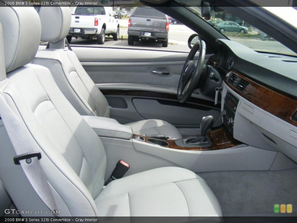 Gray Interior Photo for the 2008 BMW 3 Series 328i Convertible #48428929