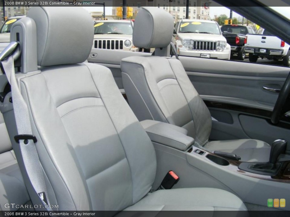 Gray Interior Photo for the 2008 BMW 3 Series 328i Convertible #48428938