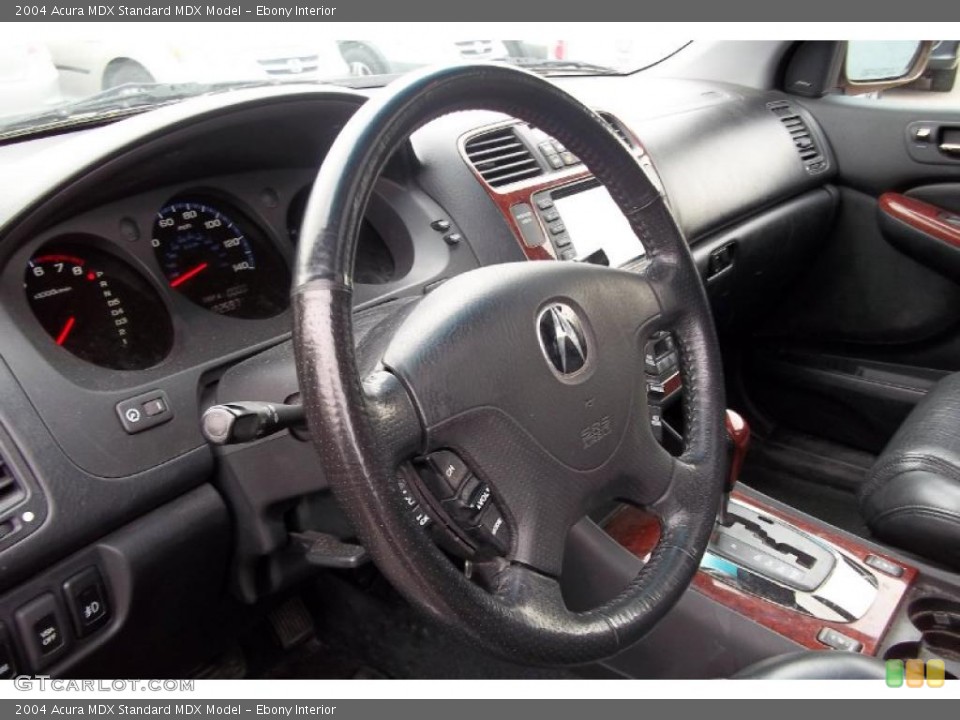Ebony Interior Steering Wheel for the 2004 Acura MDX  #48429637