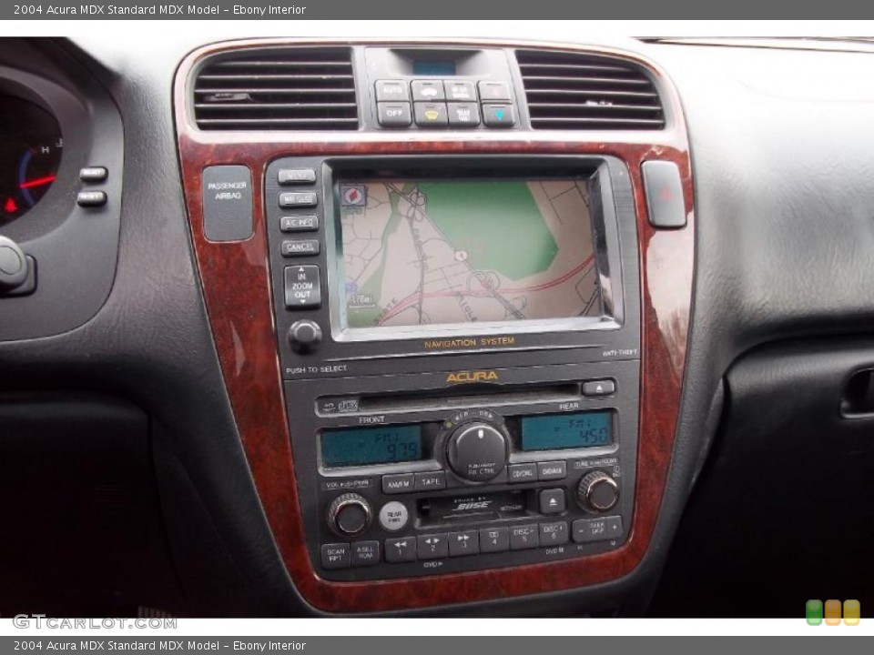 Ebony Interior Navigation for the 2004 Acura MDX  #48429643