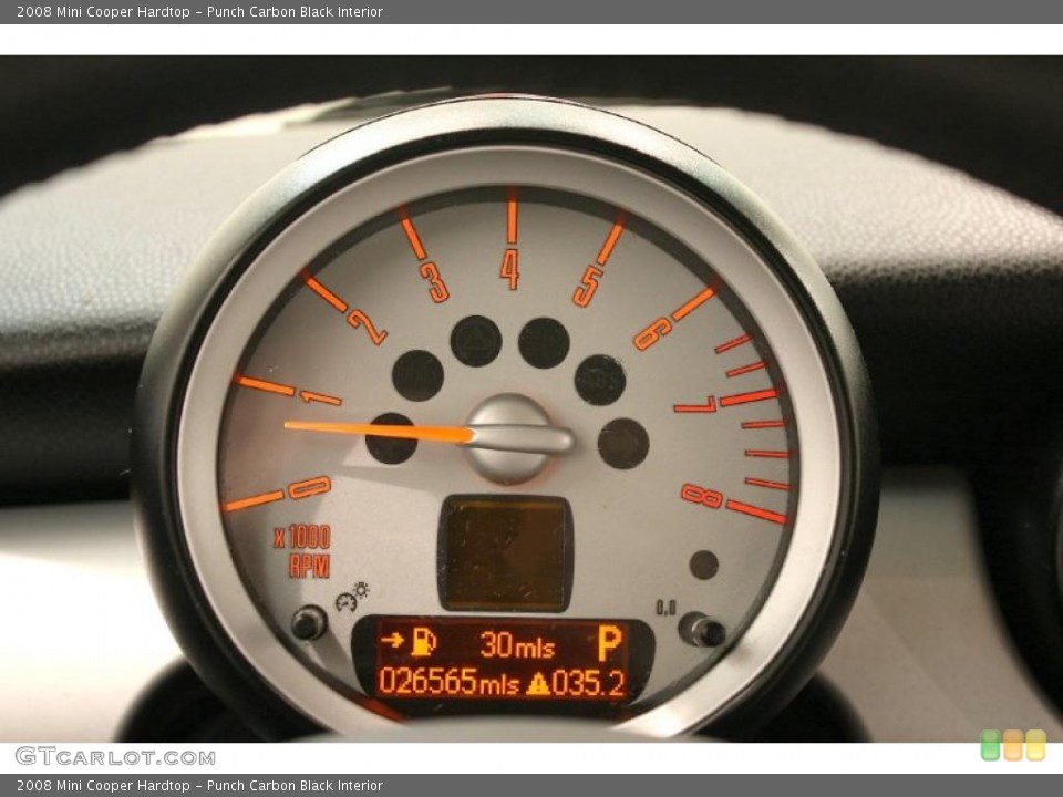 Punch Carbon Black Interior Gauges for the 2008 Mini Cooper Hardtop #48429943
