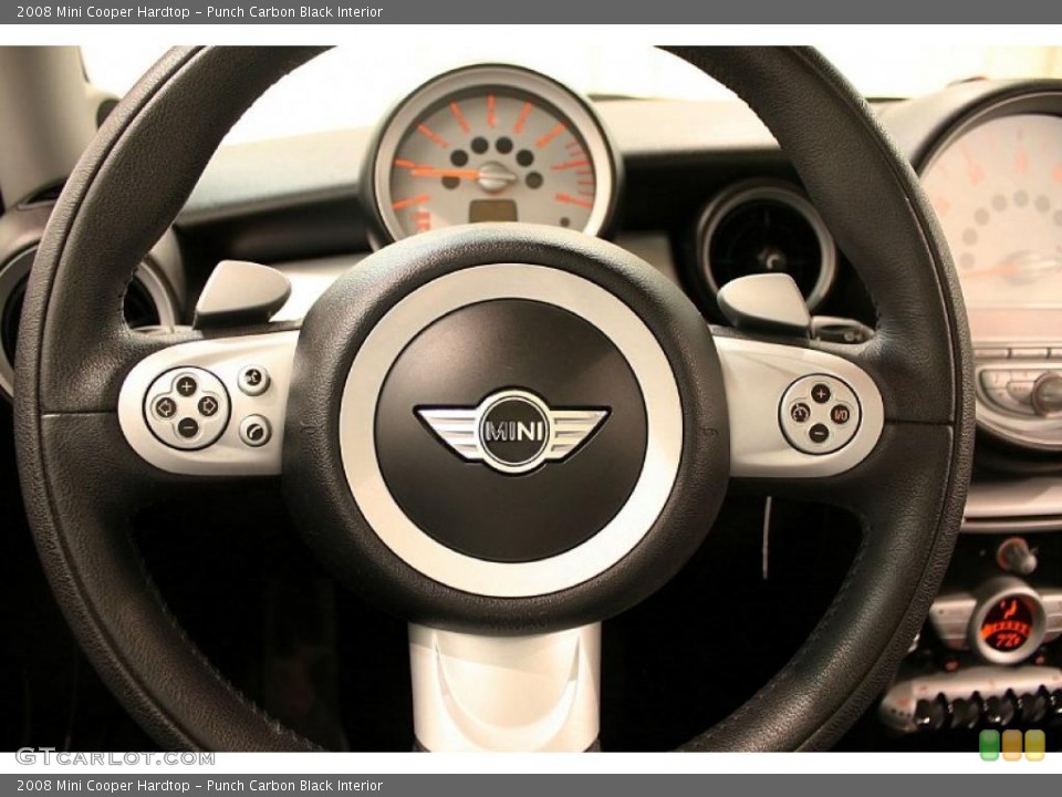 Punch Carbon Black Interior Steering Wheel for the 2008 Mini Cooper Hardtop #48429949
